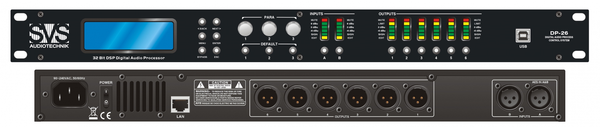 SVS Audiotechnik DP-26 Цифровой процессор: 2 входа 6 выходов в Переславле-Залесском