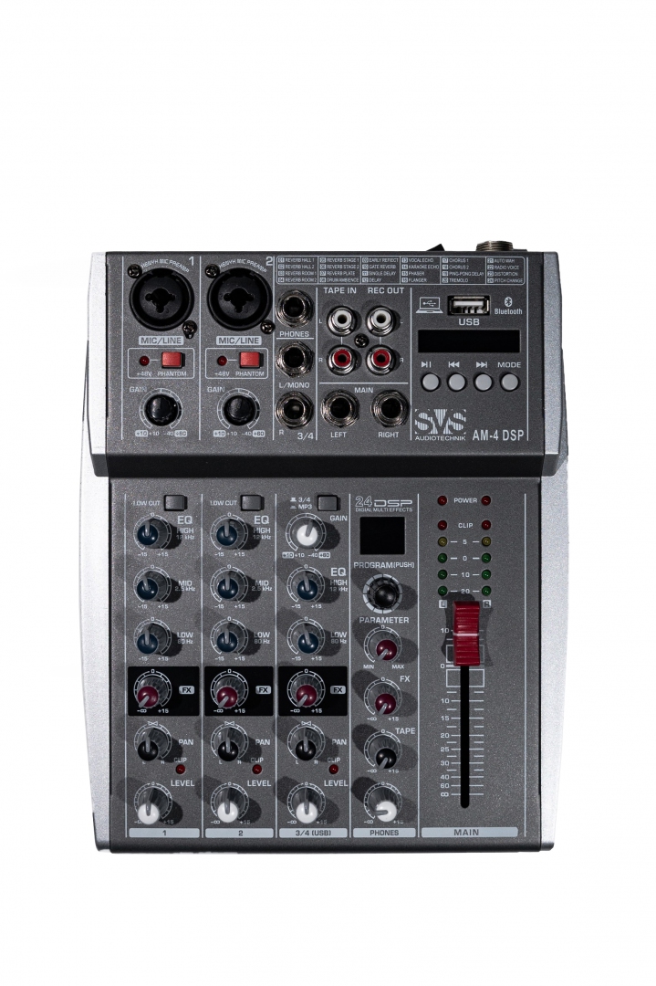 SVS Audiotechnik mixers AM-4 DSP Аналоговый микшерный пульт, 4-канала в Переславле-Залесском
