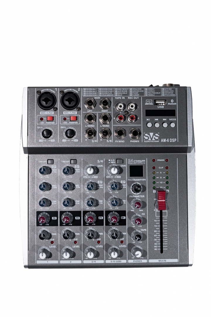 SVS Audiotechnik mixers AM-6 DSP Микшерный пульт аналоговый, 6-канальный SVS Audiotechnik mixers в Переславле-Залесском