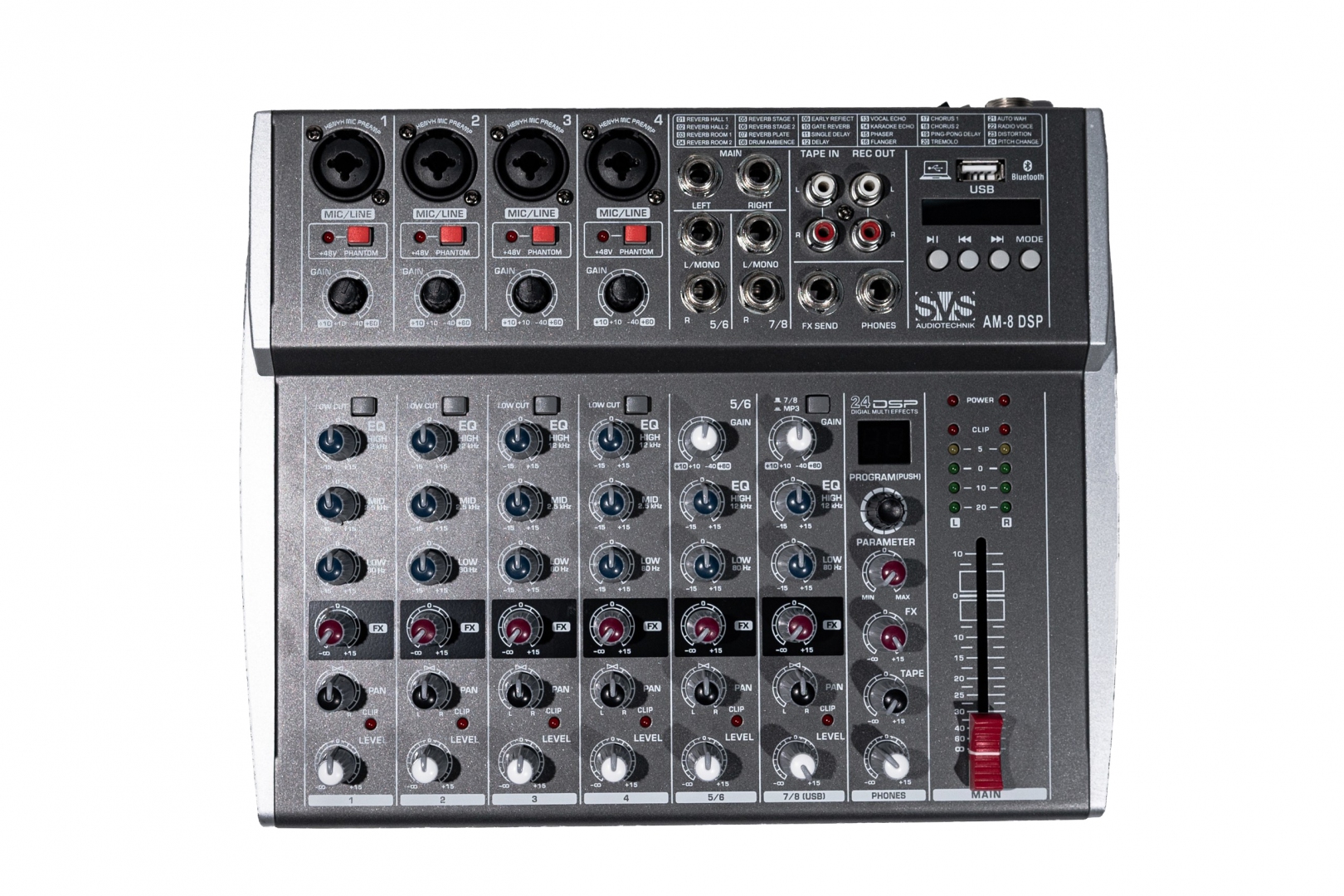 SVS Audiotechnik mixers AM-8 DSP Микшерный пульт аналоговый, 8-канальный в Переславле-Залесском